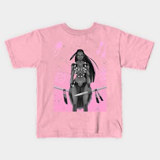 Native Girl Instinct Kids T-Shirt